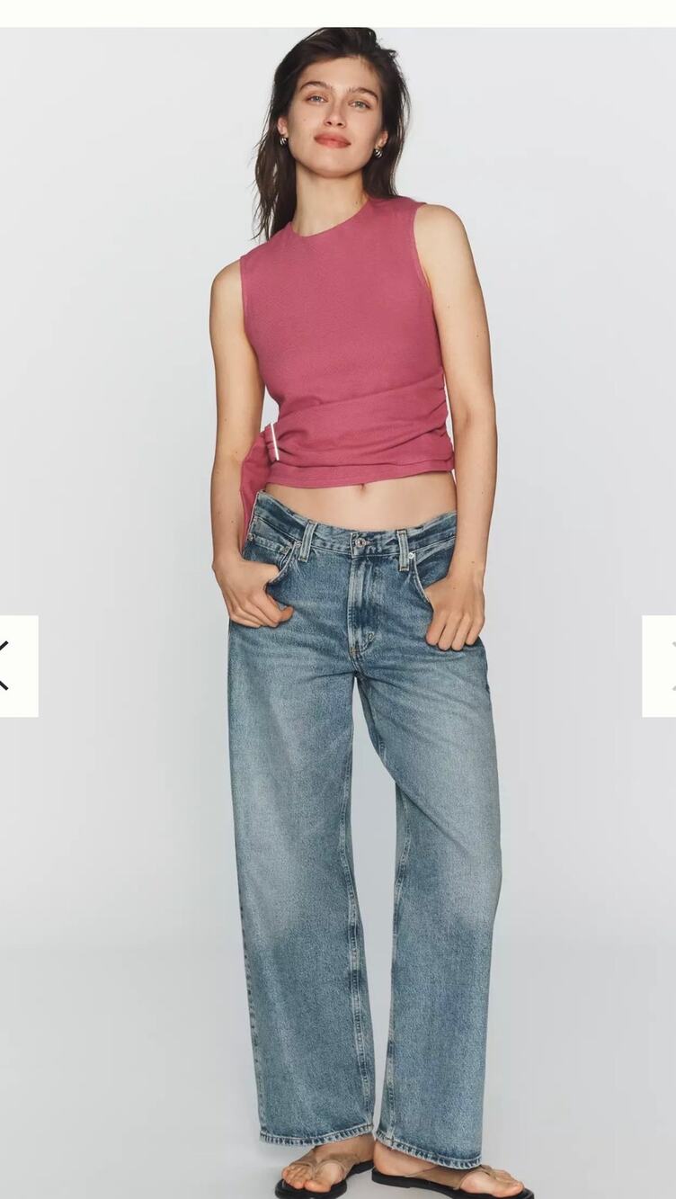 Maeve Anthropologie Pink Sleeveless Buckle Wrap Crop Top Size Small